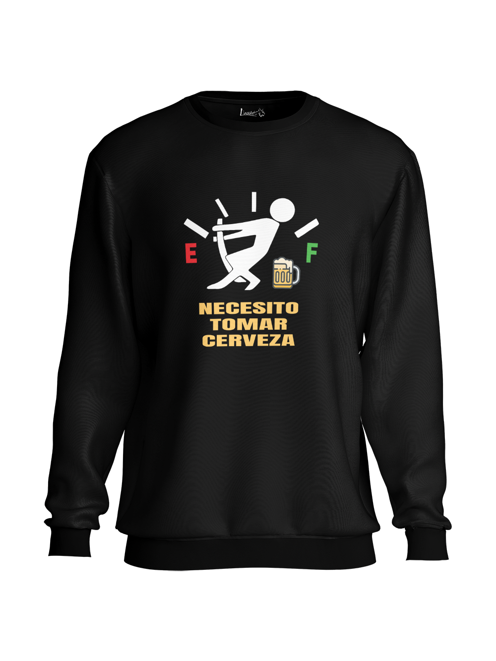 sudadera necesito cerveza negra